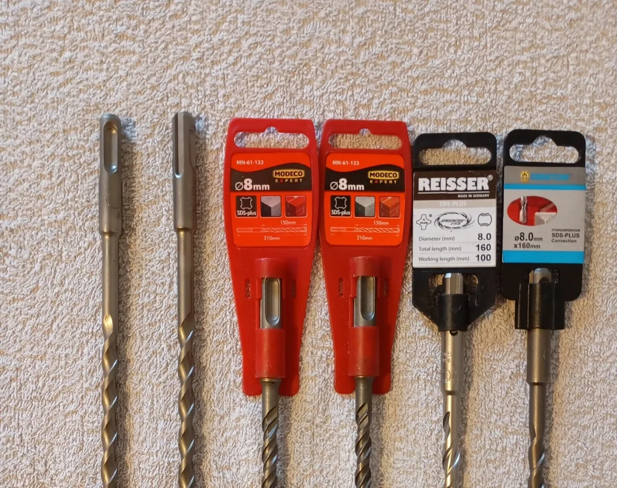 8mm SDS Masonry Drill Bits (New) - Image 2