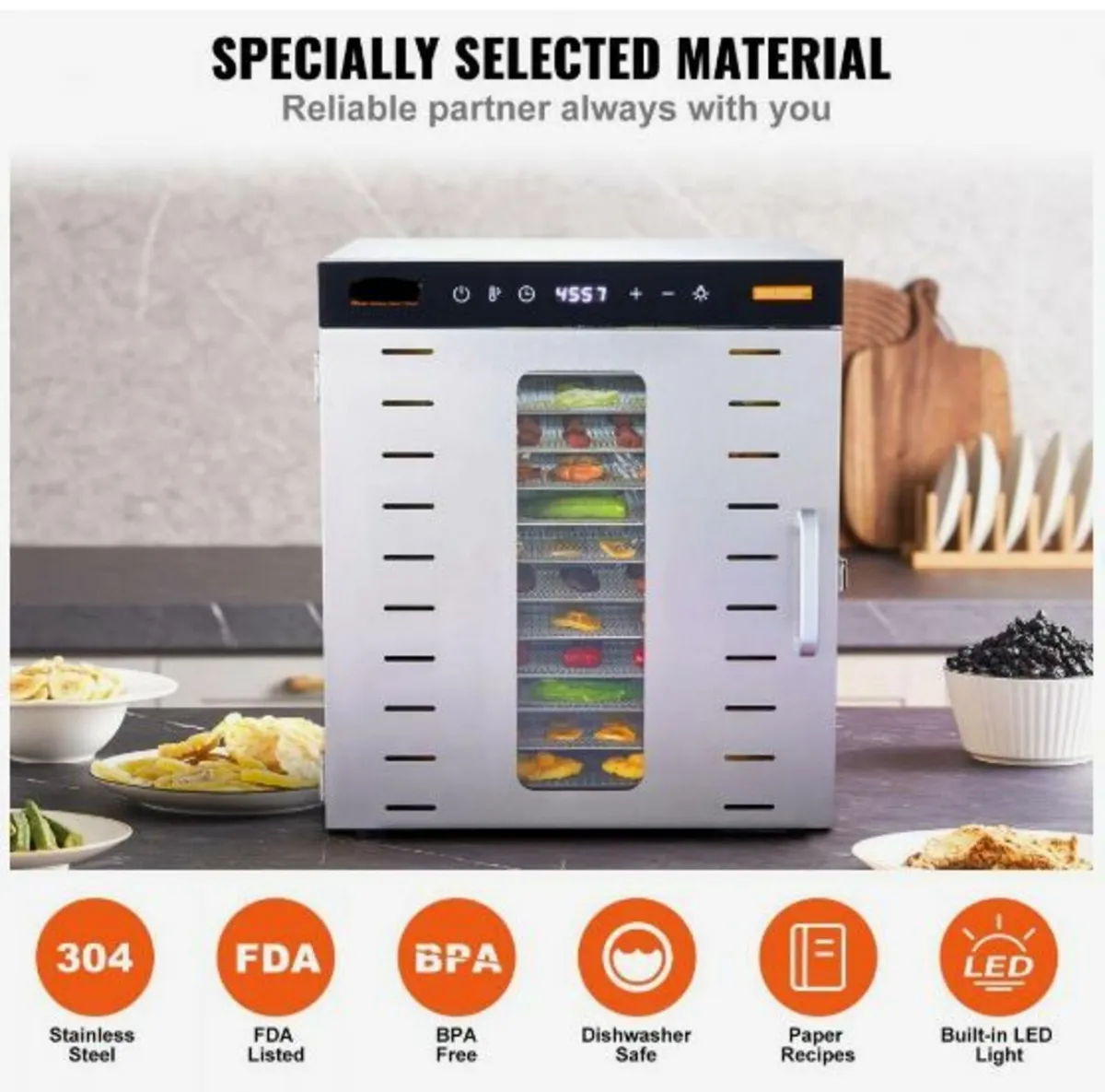 10 Trays Food Dehydrator Machine - Image 3