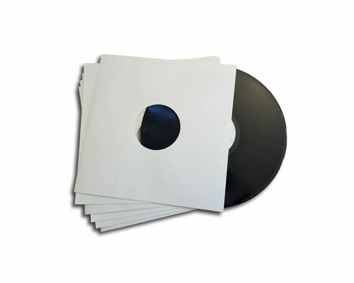 12" White Replacement Thick Card Covers IRELAND - Image 1