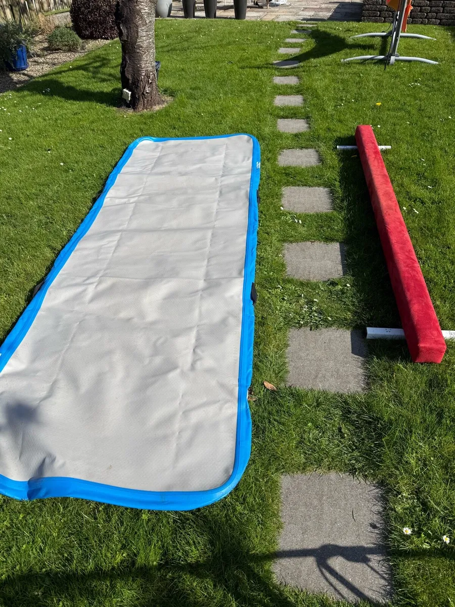 Gymnastics beam and mat
