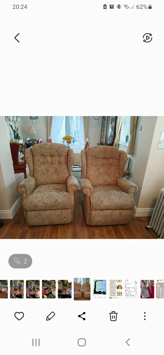 2 Livingroom chairs.