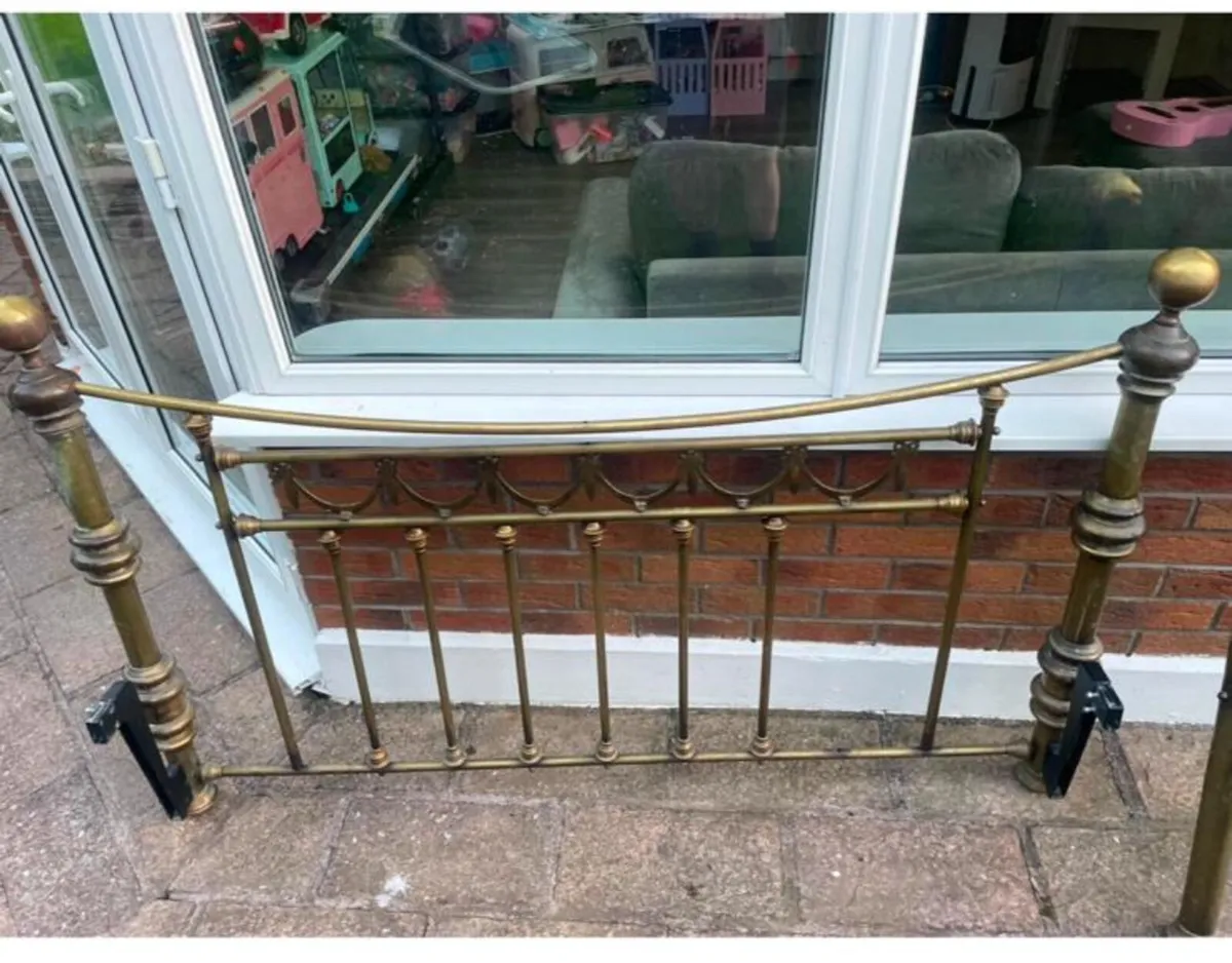 Solid brass bed frame - Image 2