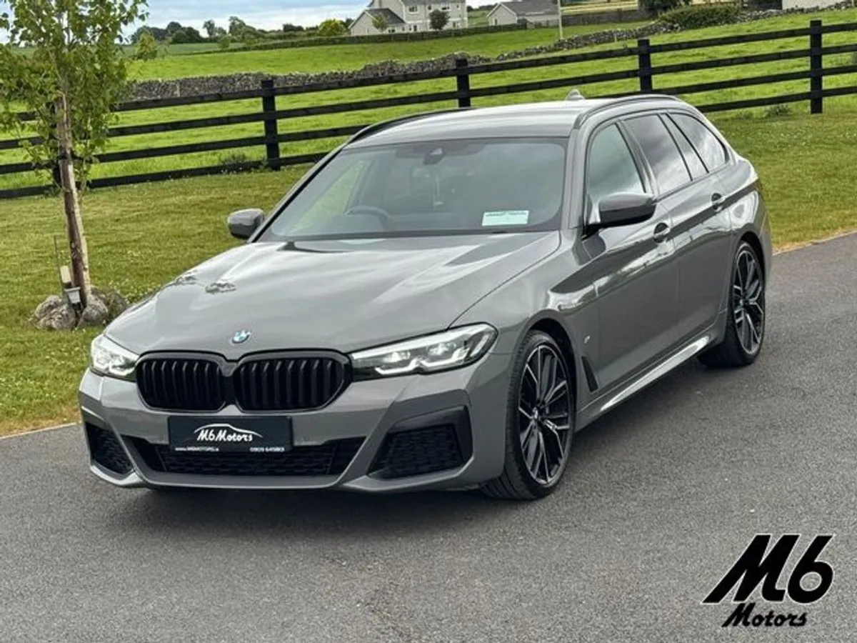 BMW 5 Series Bernina Grey 520D M Sport PRO Touring - Image 1