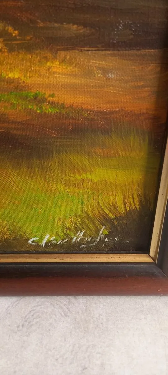 Nice framed and signed painting - Image 4