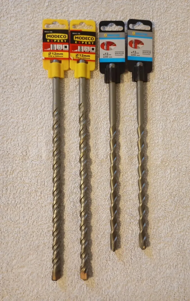 12mm SDS Masonry Drill Bits (New) - Image 1