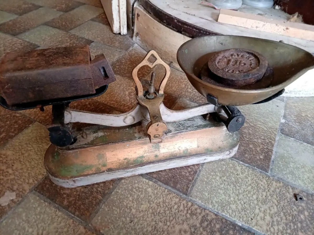 Vintage weighing scales