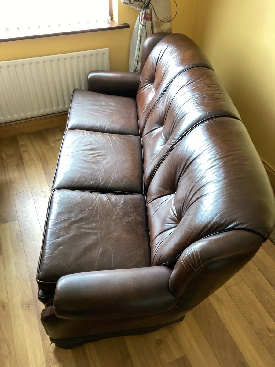 Leather Sofa - Image 2