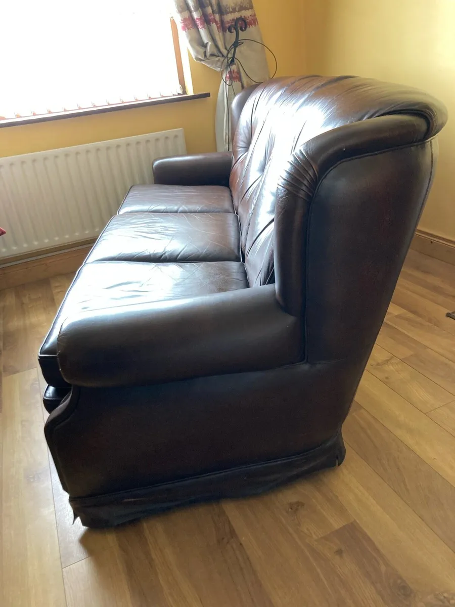 Leather Sofa - Image 3