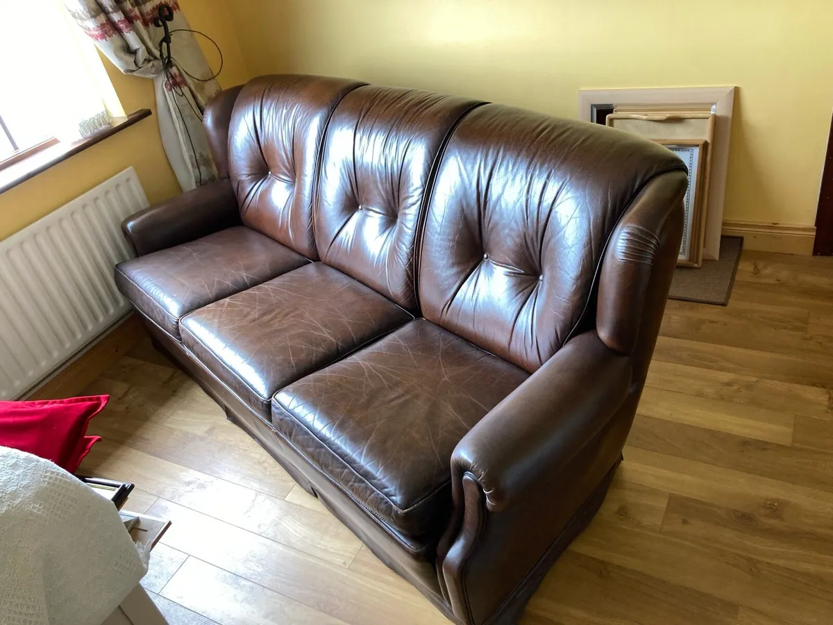 Leather Sofa - Image 4