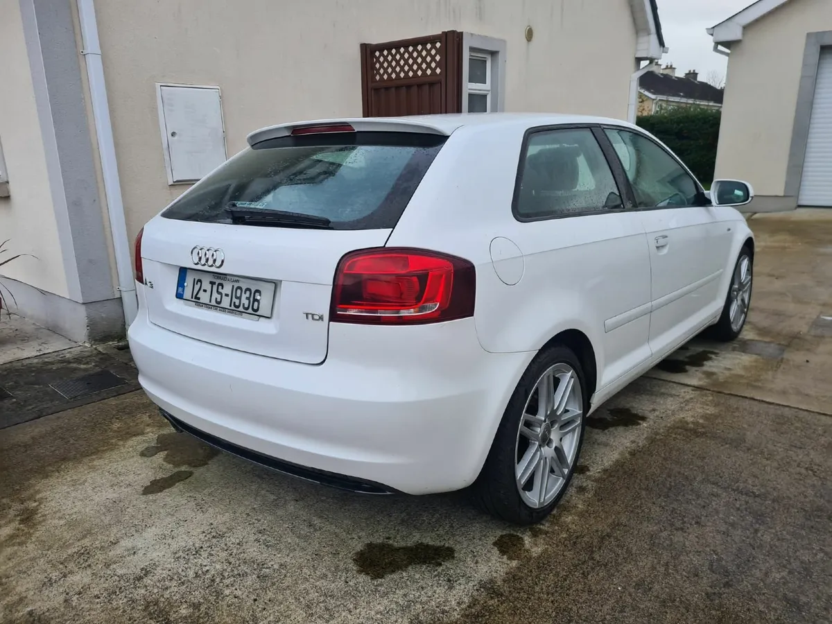White Audi A3 2012 1.6L TDI Automatic S-line - Image 4