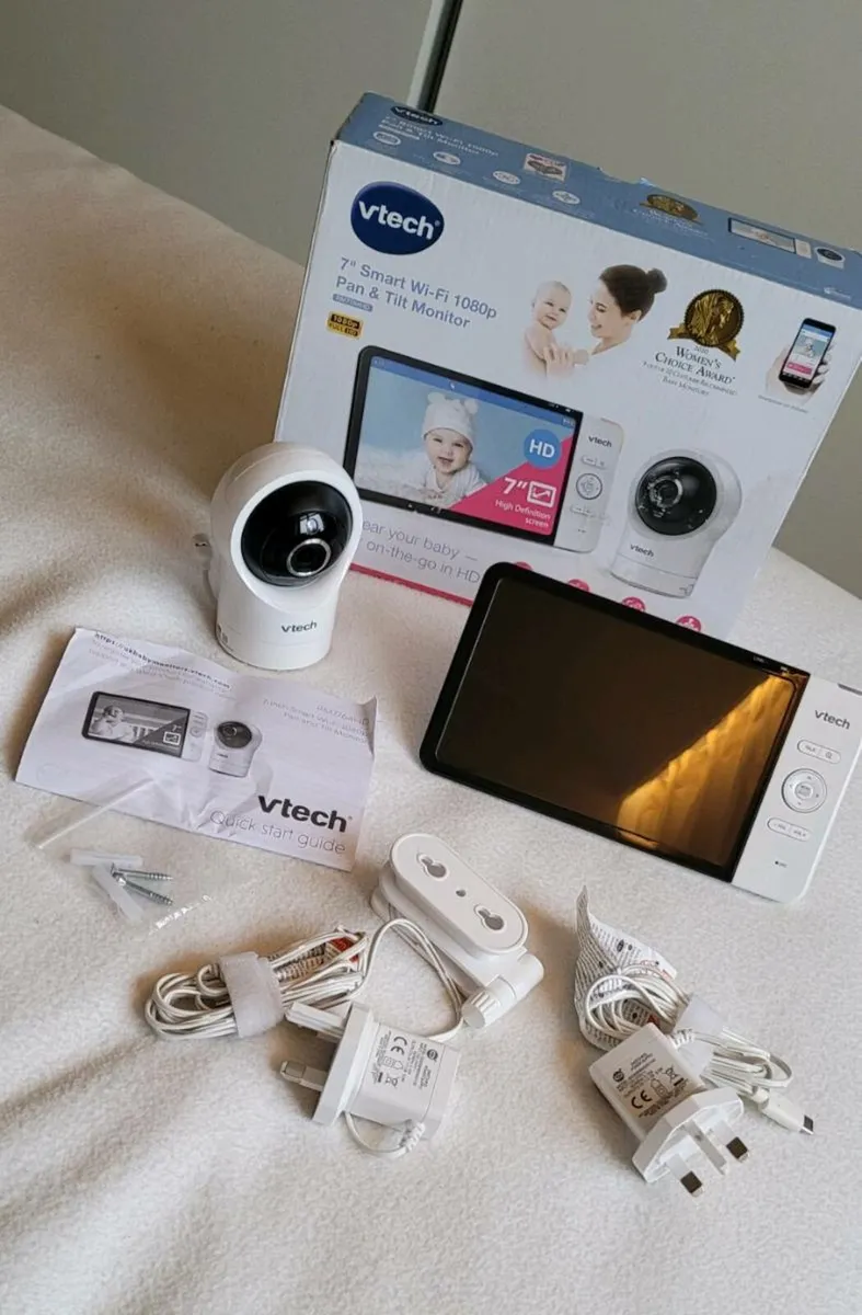Vtech Baby Monitor 7"Smart Wi-Fi 1080p Pan & Tilt - Image 1