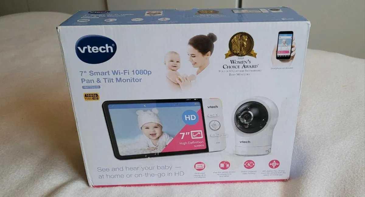 Vtech Baby Monitor 7"Smart Wi-Fi 1080p Pan & Tilt - Image 2