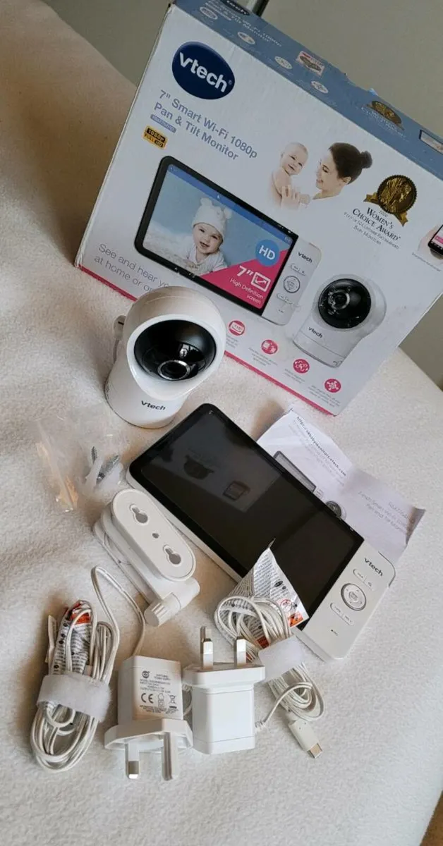 Vtech Baby Monitor 7"Smart Wi-Fi 1080p Pan & Tilt - Image 4