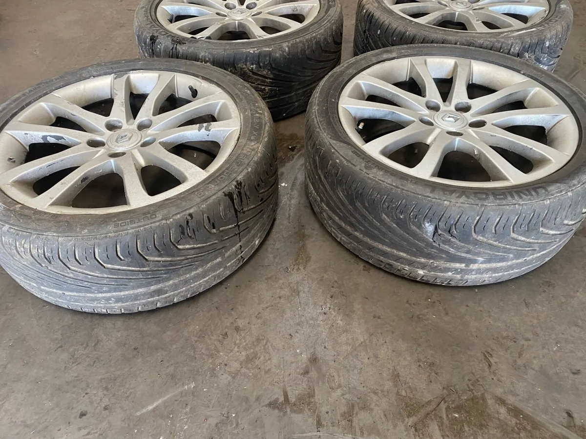 18inch allows with tyres for Renault Laguna - Image 2