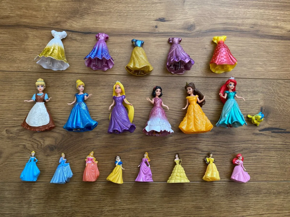 Disney Princess Magic Clips Fashion Dolls set - Image 1