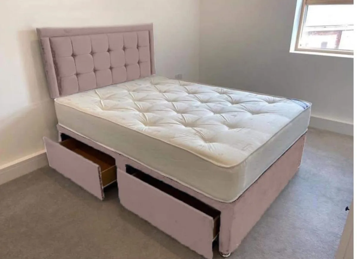 New 4ft6 divan beds