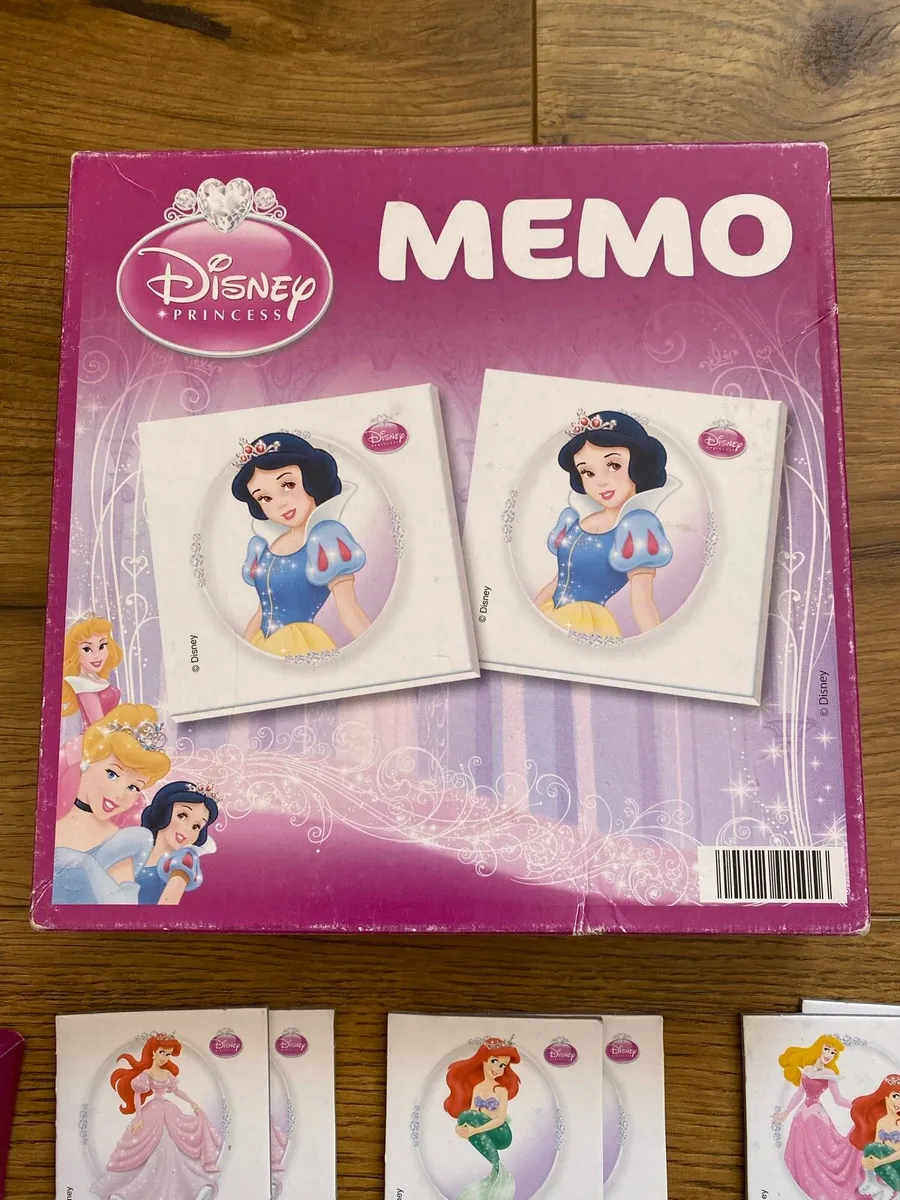 Disney Princess Clementoni Memo Card Game - Image 1