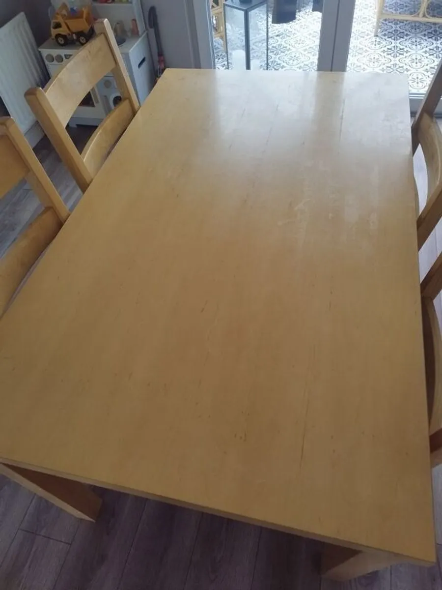 dining table and 6 chairs - Image 3