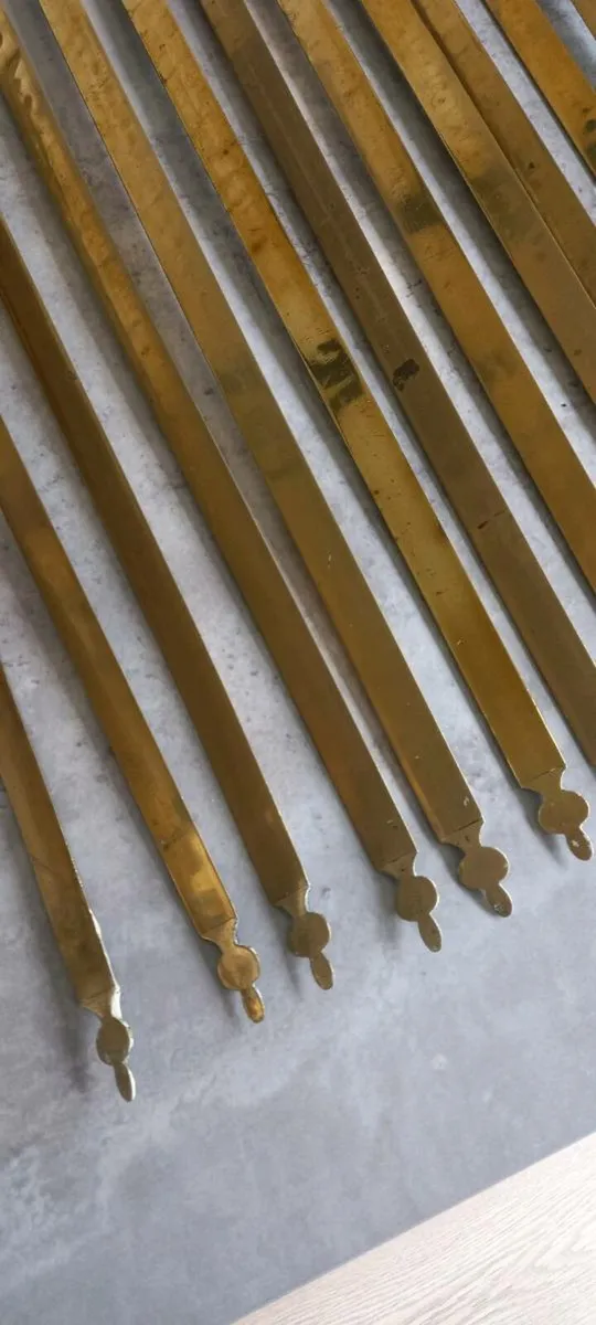 Antique Brass Stair Rods - Image 1
