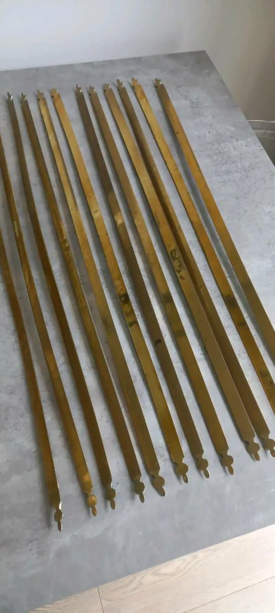 Antique Brass Stair Rods - Image 3