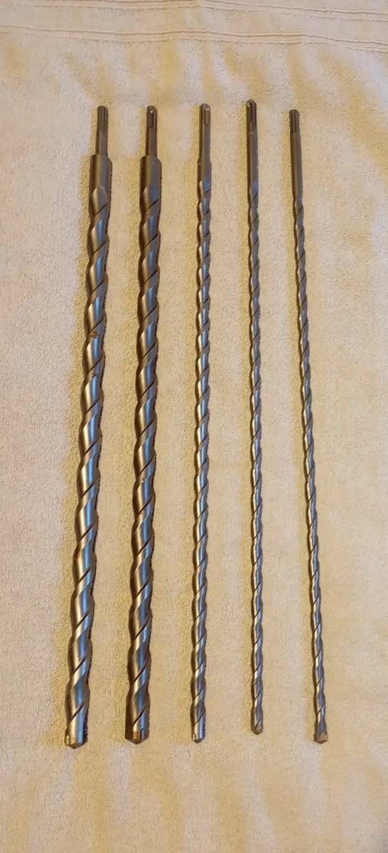 600mm SDS Masonry Drill Bits (New) - Image 1