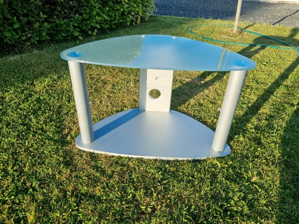 Glass TV Stand - Image 1