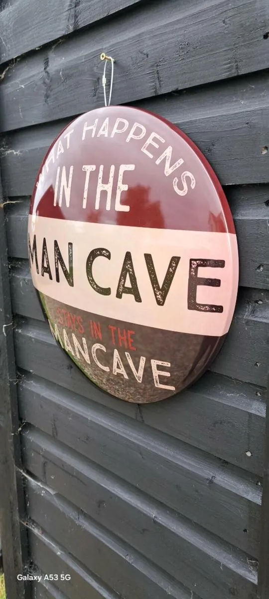 Man cave  metal sign - Image 2