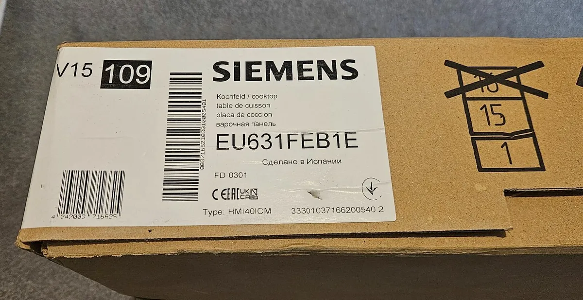 Siemens iQ100 60cm Induction Hob | EU631FEB1E - Image 2