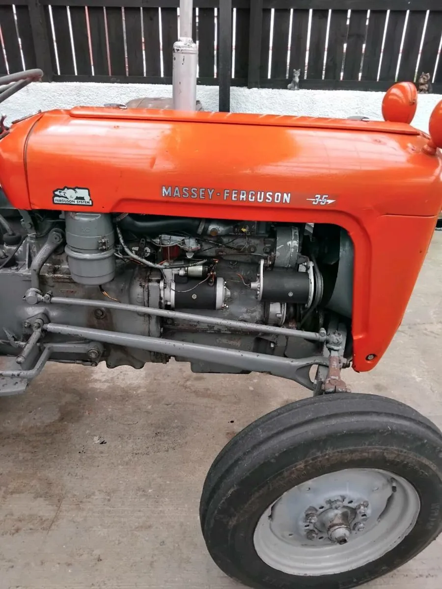 Vintage tractors. Mf35 3cyl..grey ferguson diesel - Image 4