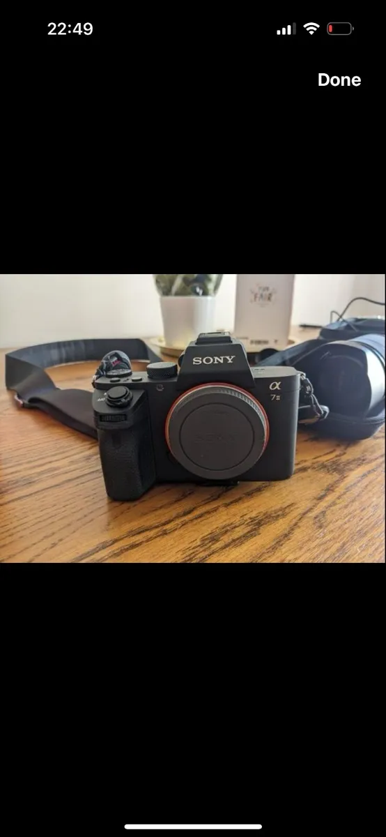 Sony camera - a7ii - Image 1