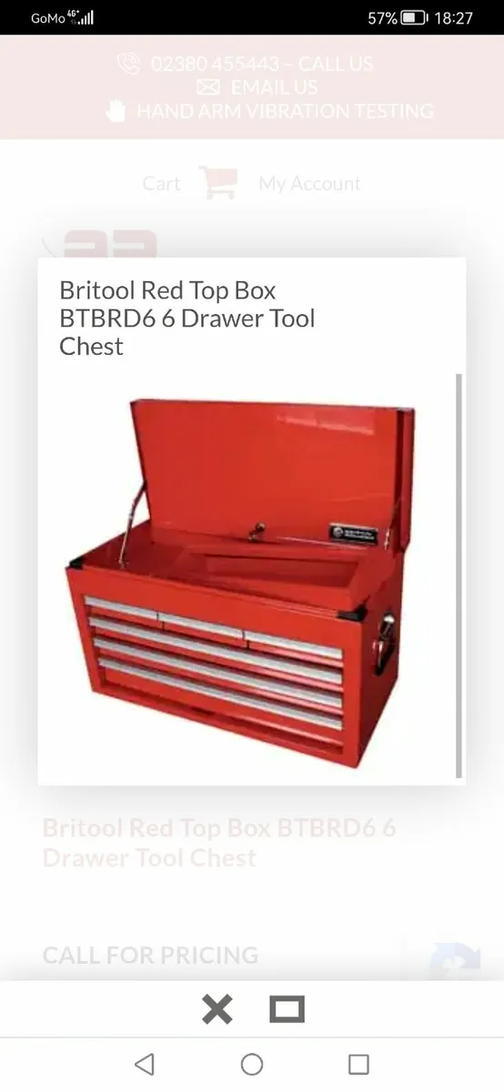 Professional Quality Britool Drawer Cabinet - Image 4