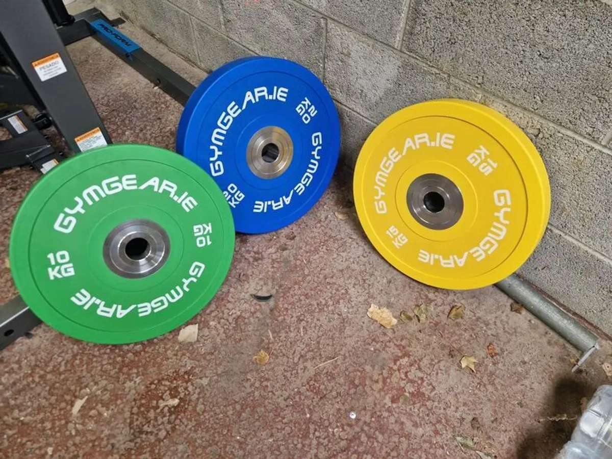 Weight bench, Olympic bar, Squat rack - Image 2
