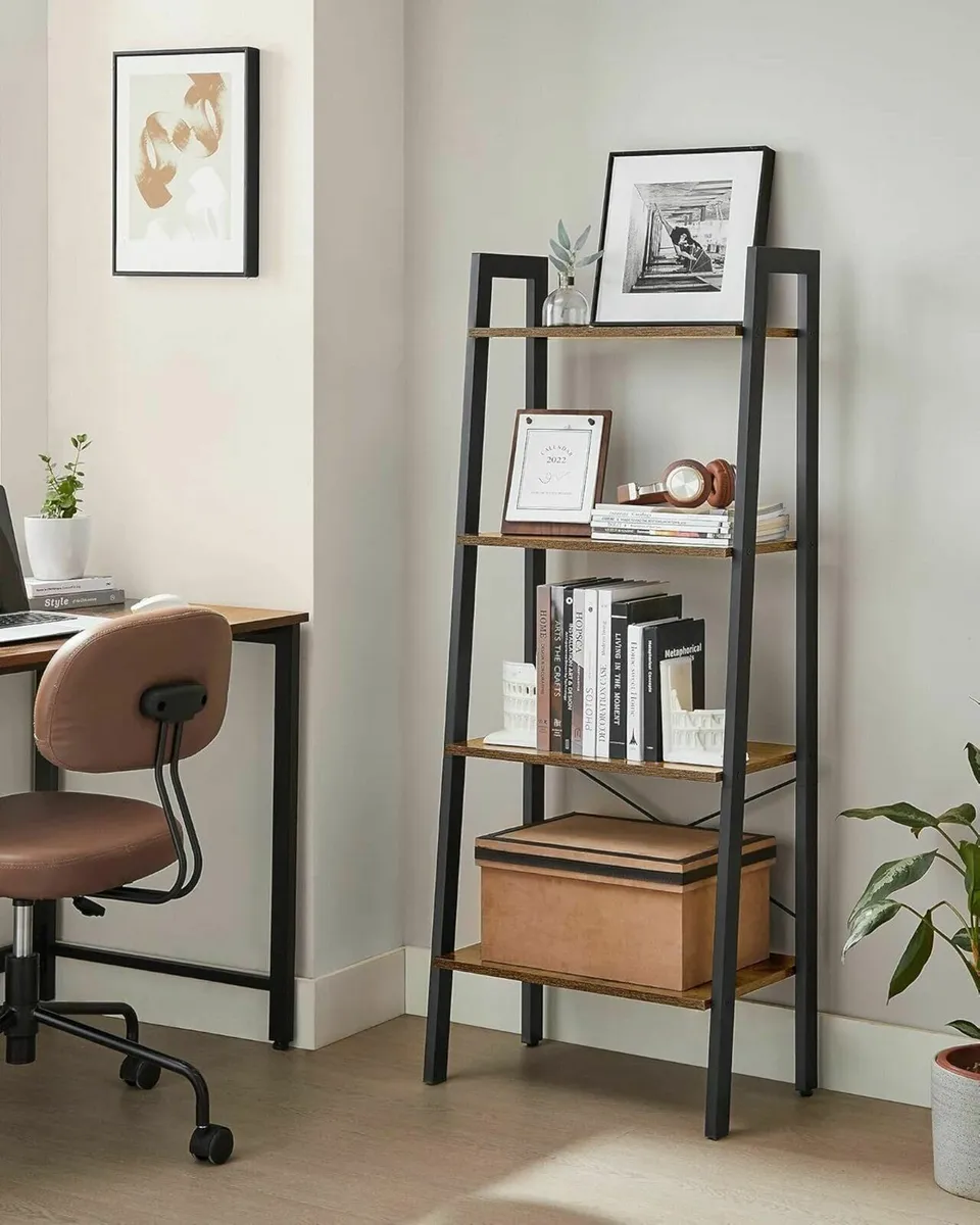 Brand New 4 Tier Stylish Bookcase Display Unit - Image 1