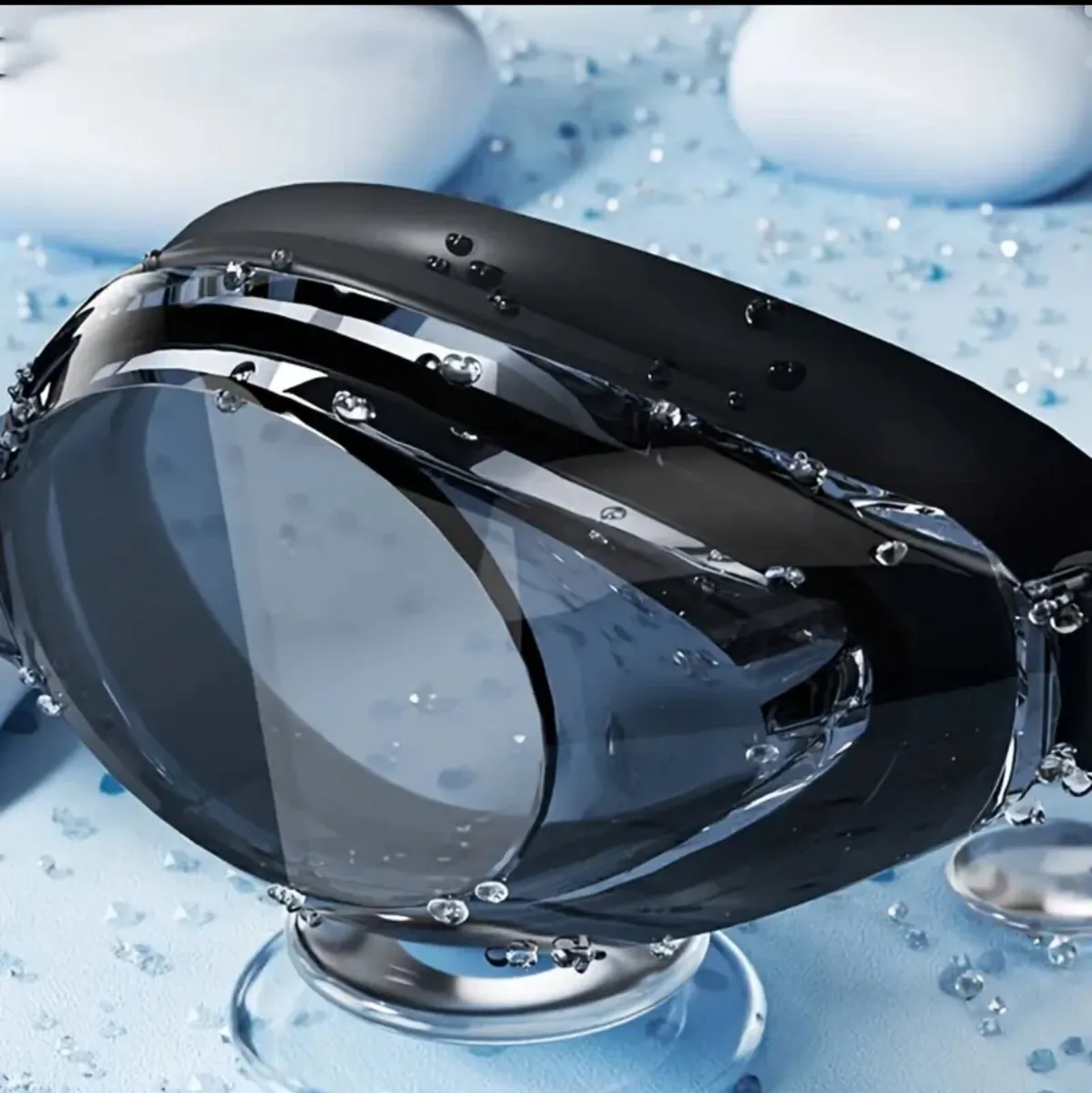 New Black Swimming Goggles – Unisex, Anti-Fog & UV - Image 4
