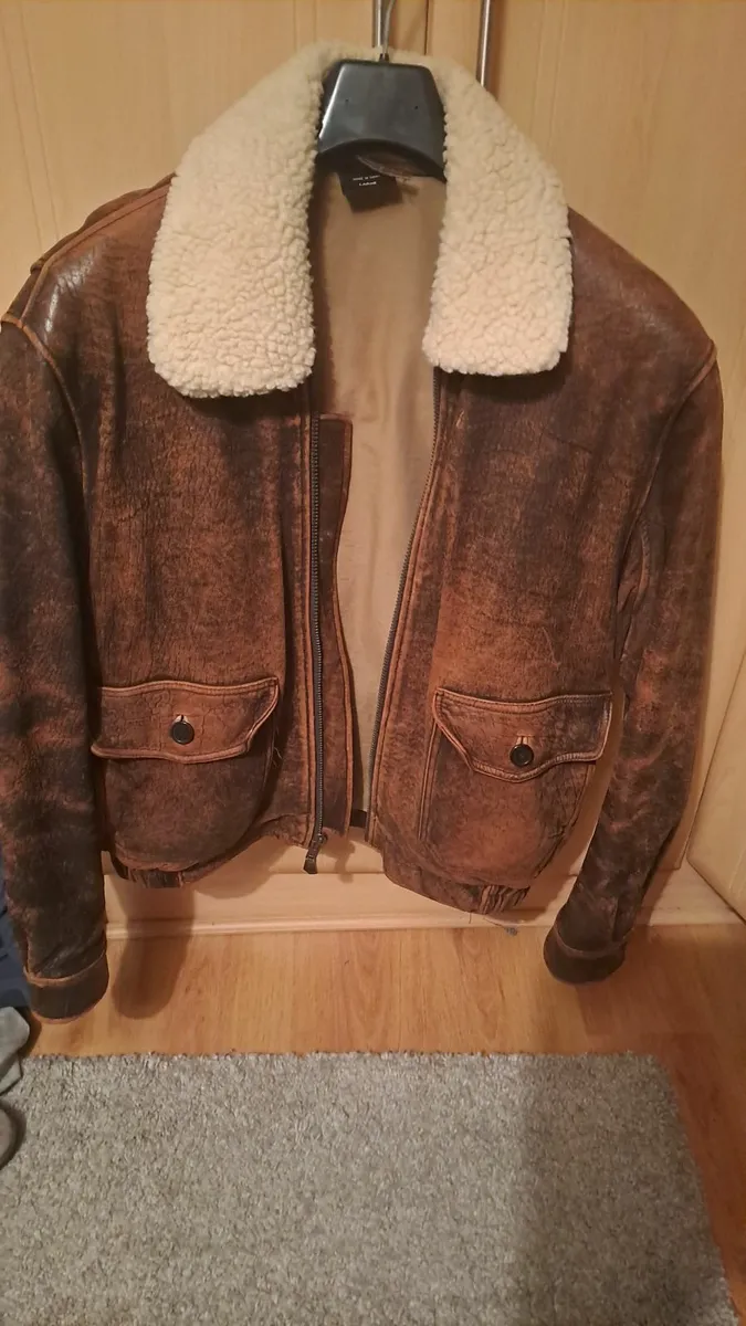 Leather jacket large - Image 3