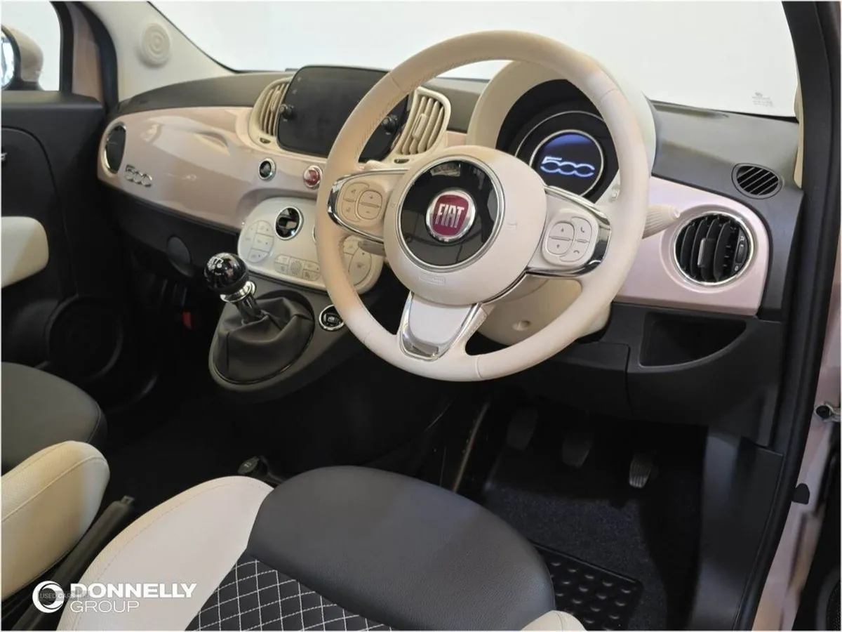 Fiat 500 1.0 Mild Hybrid Dolcevita  part Leather - Image 4