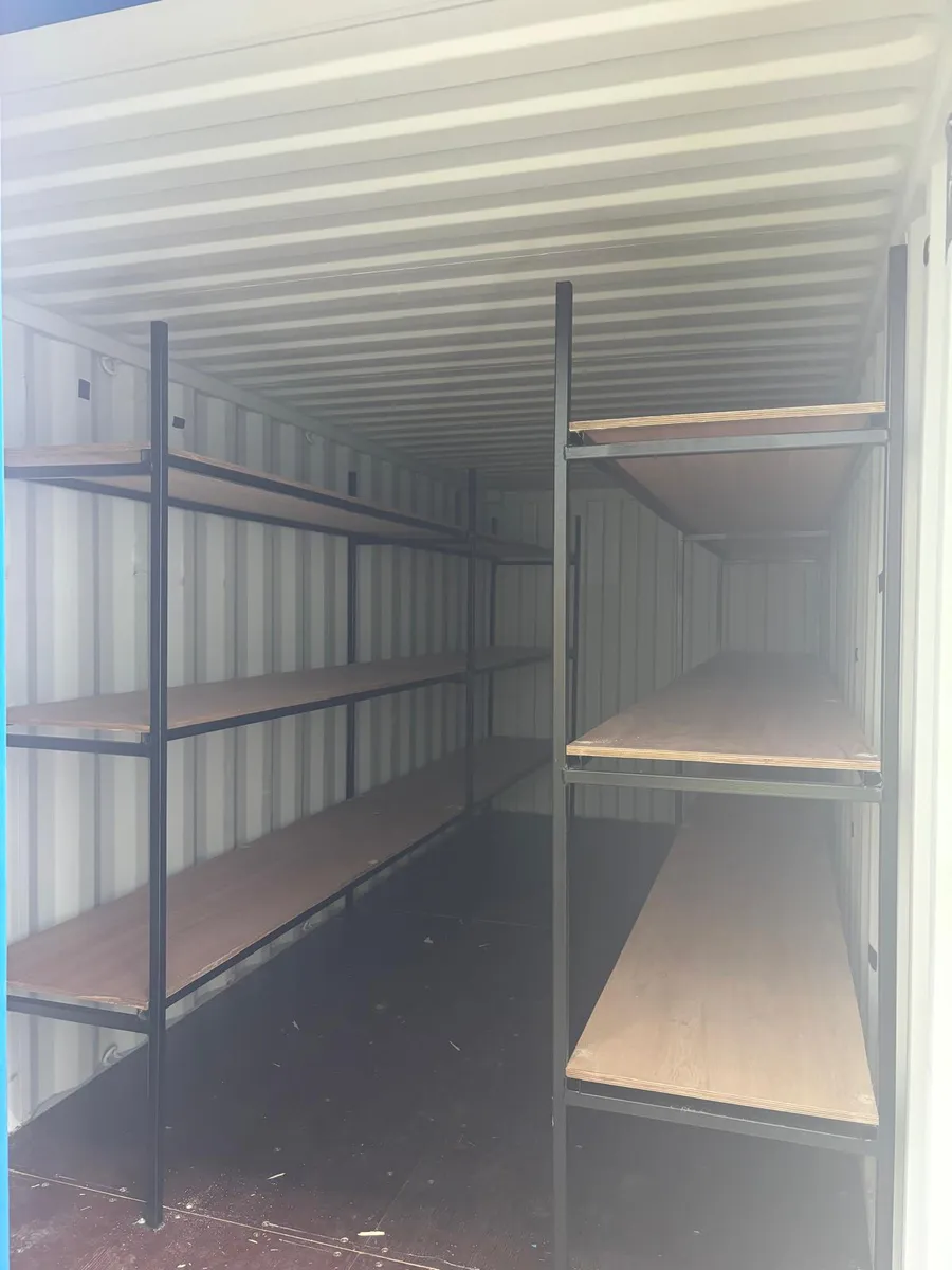 Shipping container New with shelving - Image 4