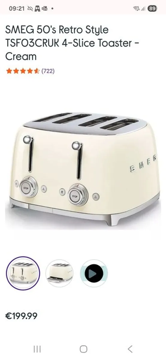 Smeg Kettle and Toaster - Image 2