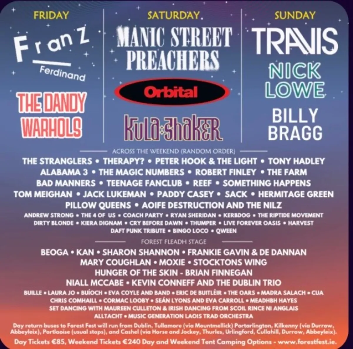 Forest Fest Full Weekend Admission Ticket