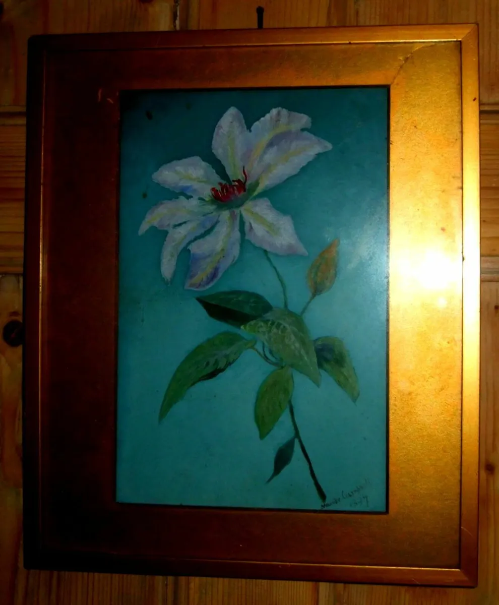 Vintage 'M Campbell' Framed Watercolour - Image 2