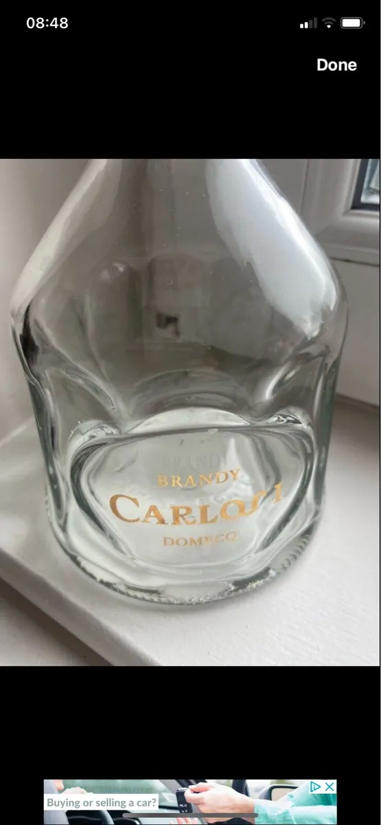 Vintage Carlos 1 Glass Decanter - Image 2
