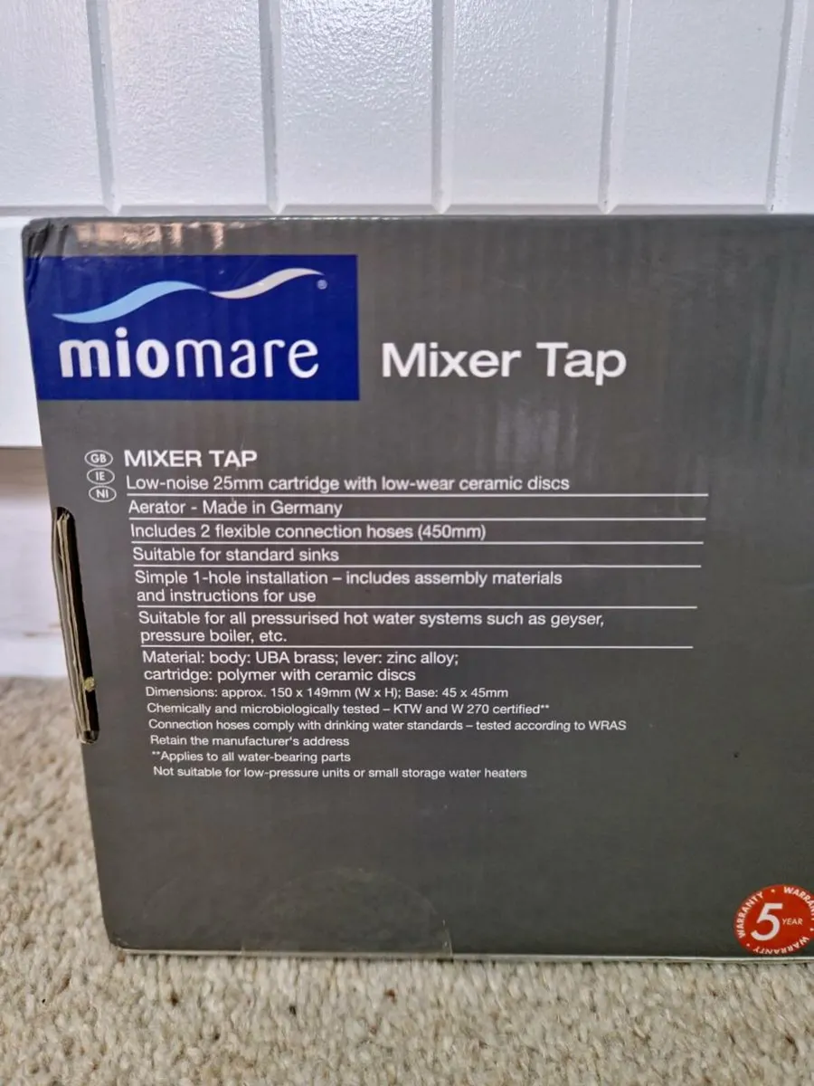 New Silver Mixer Tap - Image 4