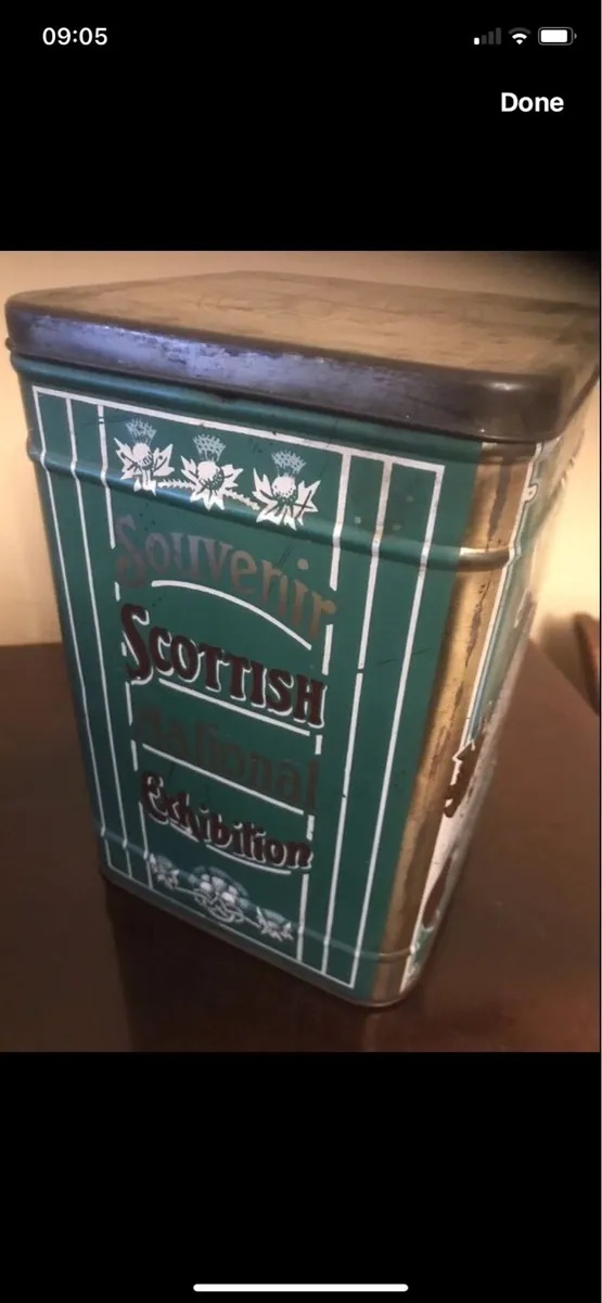 Vintage’The Steamship Brand’ Metal Box - Image 3