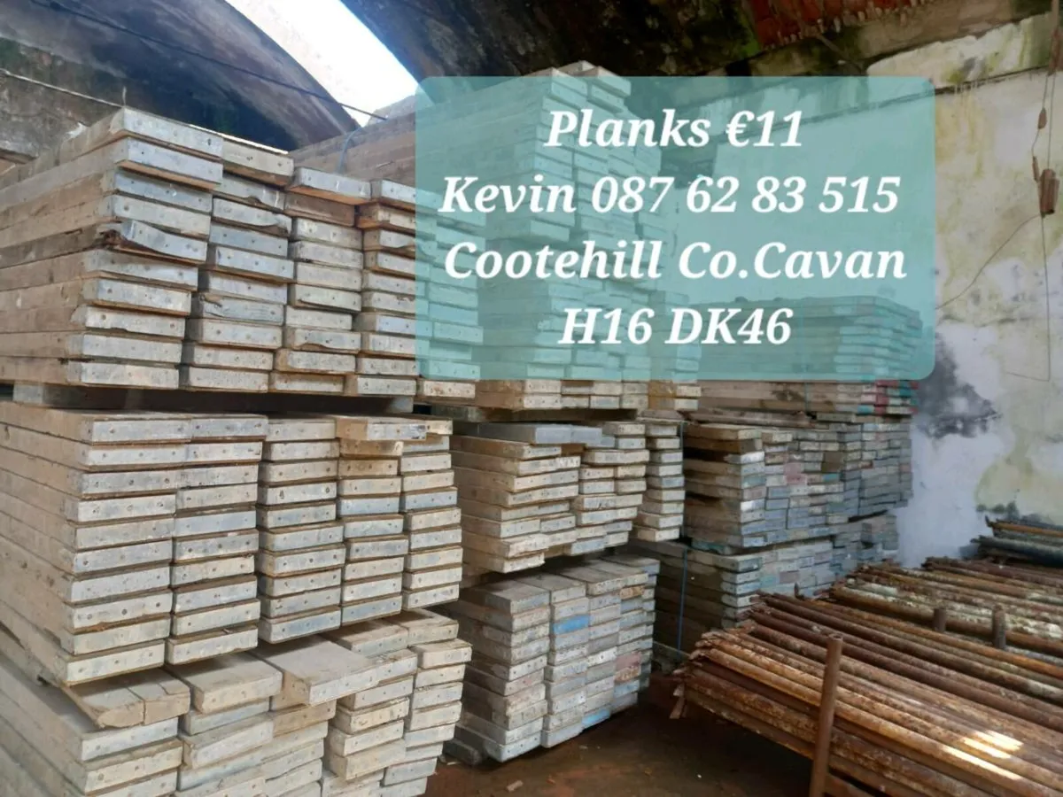 2nd graded 8ft planks 11euro - Image 1
