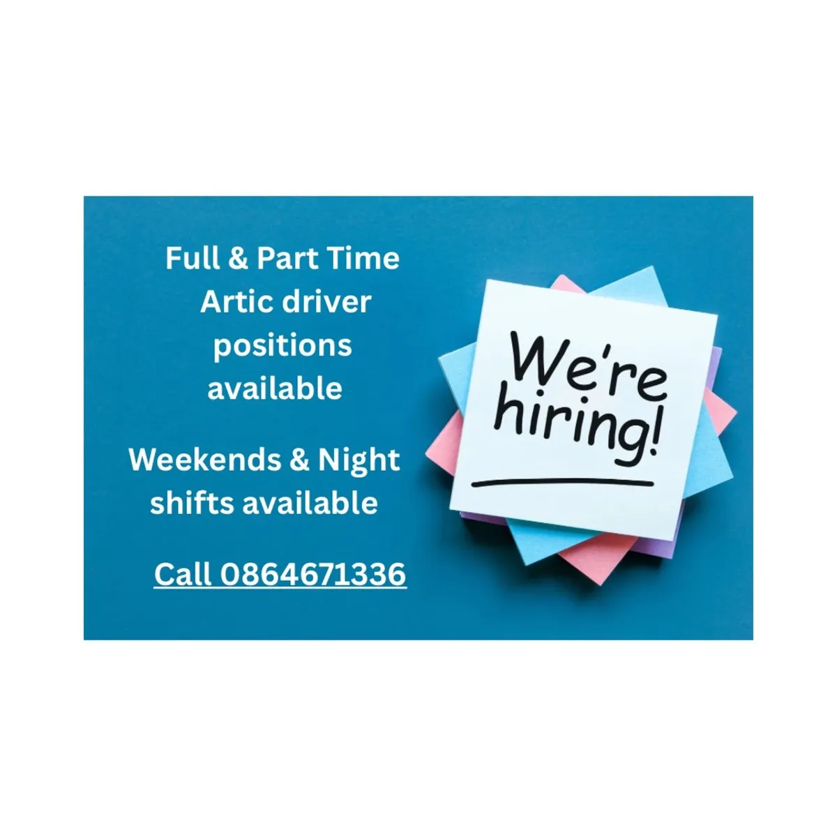 Truck Driver Positions Available