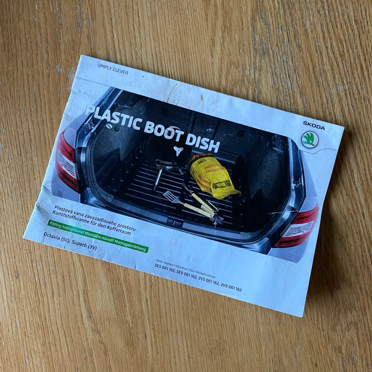 Skoda Octavia Boot Dish Liner Tray - Image 4