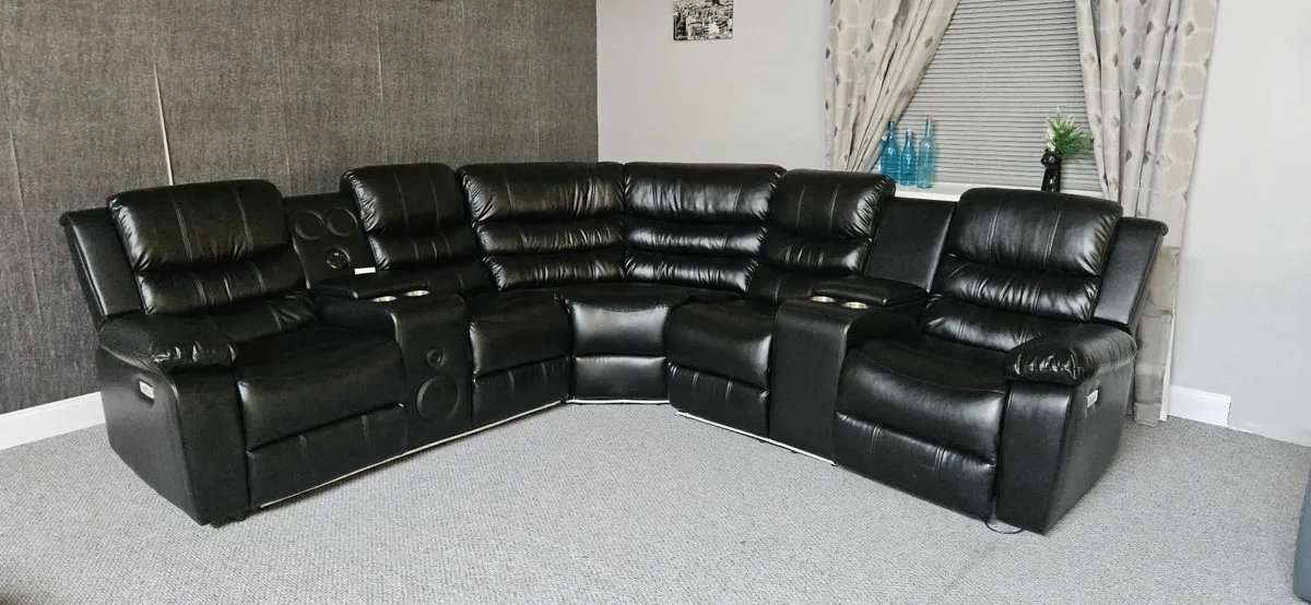 Corner living room sofas - Bluetooth audio - Image 3