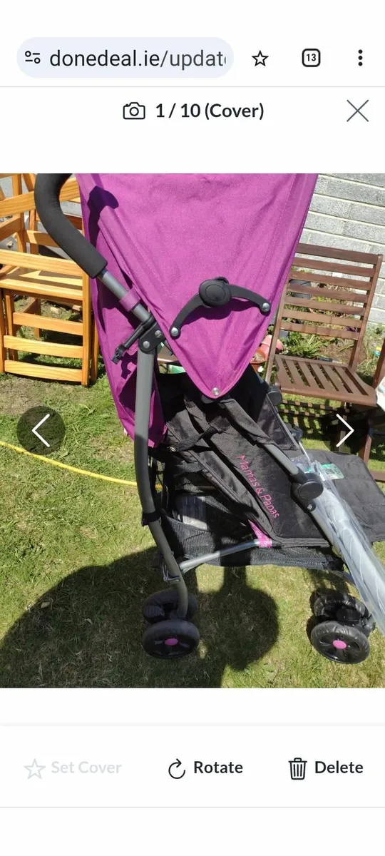 Mamas and papas foldup stroller - Image 1
