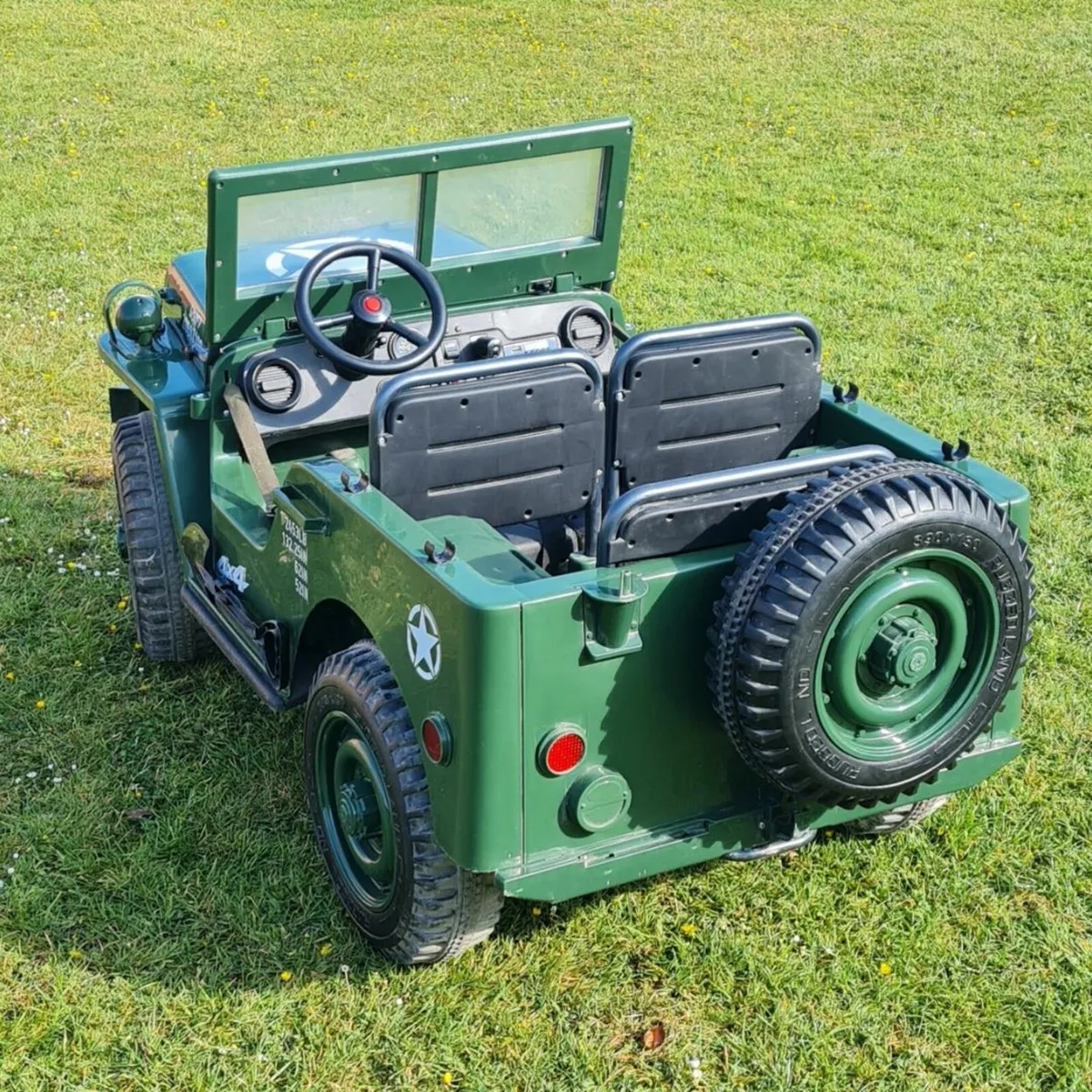 Kids 24V Army Ranger Jeep Ride On - Demo - Image 4