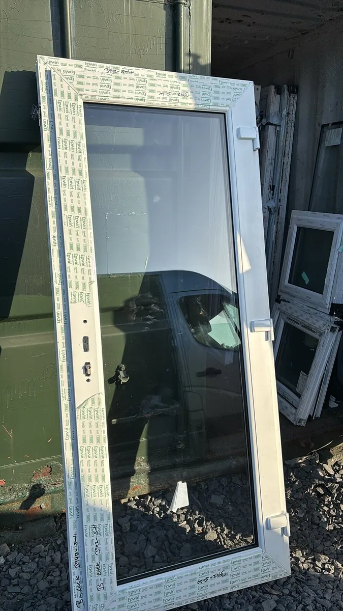 2100 x 900 full glass doors